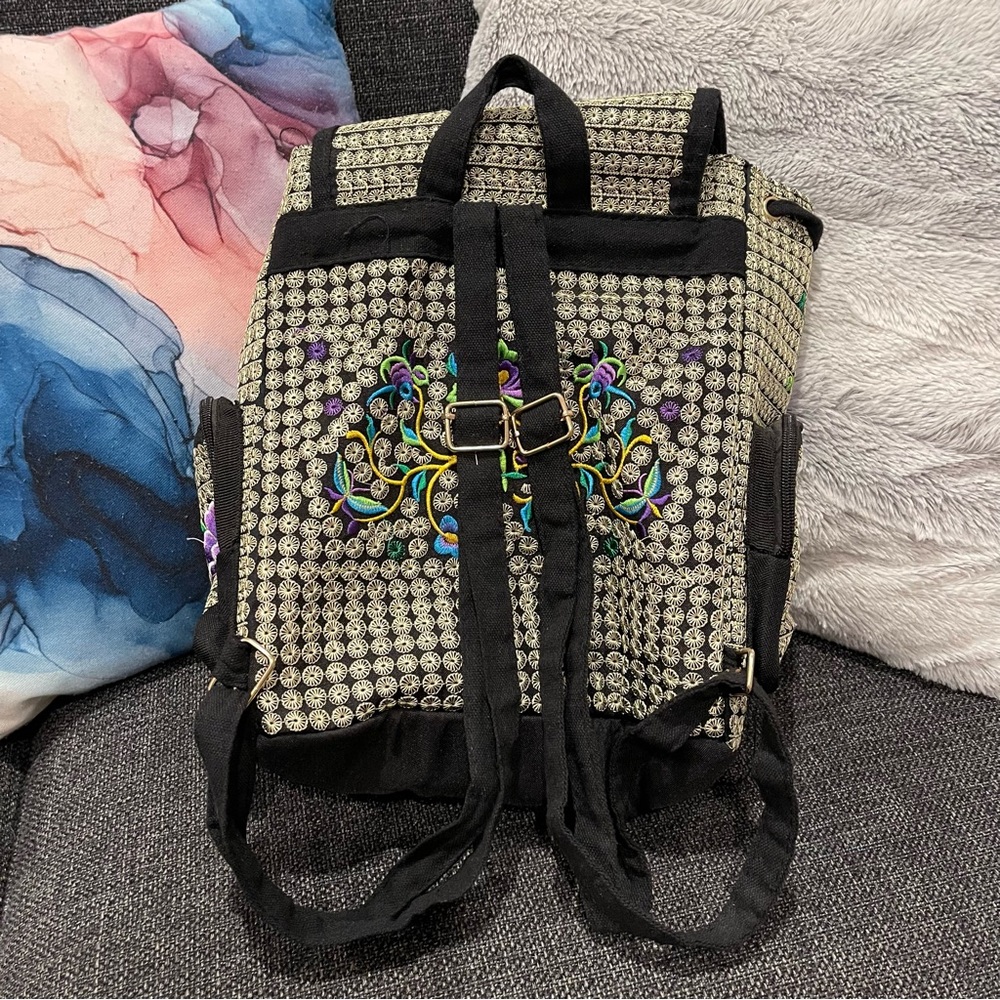 Embroidered Backpack - Picture 2 of 4